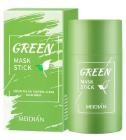 man - women green mask Stick